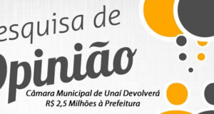 “Câmara Municipal de Unaí Devolverá R$ 2,5 Milhões à Prefeitura: Participe da Enquete para Definir o Melhor Destino dos Recursos”