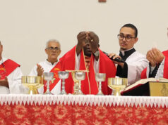 DIÁCONO GÊ DÁ AS BOAS-VINDAS AO NOVO PÁROCO EM NOME DO LEGISLATIVO E EXECUTIVO