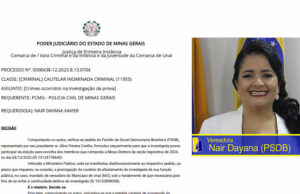 DECISÃO JUDICIAL PRORROGA AFASTAMENTO DE NAIR DAYANA POR MAIS 30 DIAS