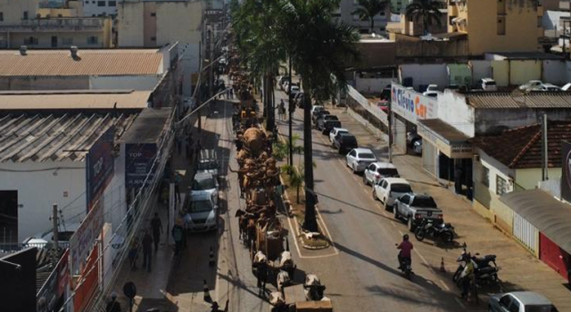 DESFILE DOS CARROS DE BOIS MARCA A TRADIÇÃO NA 23ª FESTA DA MOAGEM E DO CARRO DE BOI DE UNAÍ 2024