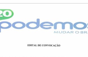 PARTIDO PODEMOS CONVOCA CONVENÇÃO MUNICIPAL EM UNAÍ