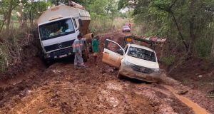 Estrada do Estrela Guia está intransitável e preocupa moradores de Saco Grande e Palmeirinha