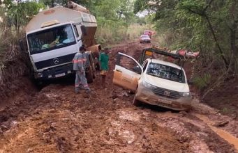 Estrada do Estrela Guia está intransitável e preocupa moradores de Saco Grande e Palmeirinha