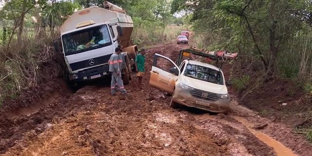 Estrada do Estrela Guia está intransitável e preocupa moradores de Saco Grande e Palmeirinha