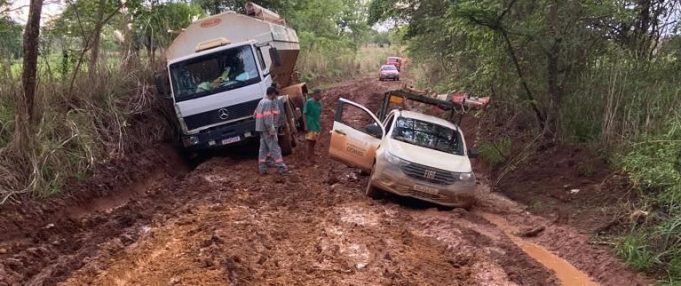 Estrada do Estrela Guia está intransitável e preocupa moradores de Saco Grande e Palmeirinha
