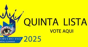 (QUINTA LISTA) DOS MELHORES DO ANO 2025)