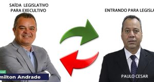 EDIMILTON ANDRADE ASSUME COMO BRAÇO DIREITO DO PREFEITO E PAULO CÉSAR RETORNA À CÂMARA MUNICIPAL