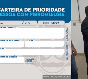 Unaí em Ação: Pessoas com Fibromialgia Já Podem Solicitar Carteirinha de Identificação