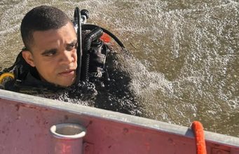 Corpo de Bombeiros de Unaí realiza resgate de vítima de afogamento no Rio Preto