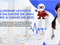 PORTAL ILUMINAR LEVANTA NÚMEROS DA SAÚDE DE UNAÍ DE JANEIRO A JUNHO DE 2025