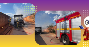 CORPO DE BOMBEIROS ATENDE INCÊNDIO EM ÔNIBUS INTERURBANO – 07/10/2025