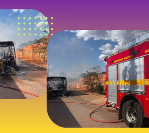 CORPO DE BOMBEIROS ATENDE INCÊNDIO EM ÔNIBUS INTERURBANO – 07/10/2025
