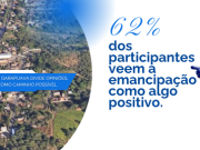 RESULTADO: MAIORIA VĂ EMANCIPAĂĂO DE GARAPUAVA COMO CAMINHO POSSĂVEL, APESAR DAS DĂVIDAS