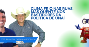 🔥 CLIMA FRIO NAS RUAS, MAS QUENTE NOS BASTIDORES DA POLÍTICA DE UNAÍ