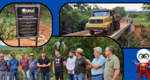 NOVA PONTE SOBRE O CÓRREGO DA ALIANÇA FORTALECE O DESENVOLVIMENTO RURAL EM UNAÍ