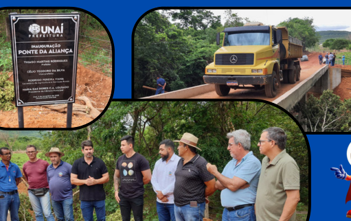 NOVA PONTE SOBRE O CÓRREGO DA ALIANÇA FORTALECE O DESENVOLVIMENTO RURAL EM UNAÍ
