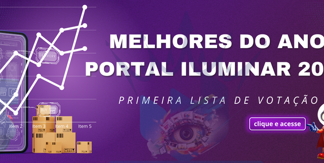 PRIMEIRA LISTA DE VOTAÇÃO (PRÊMIO PORTAL ILUMINAR – INTERNET 2026)