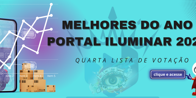 QUARTA LISTA DE VOTAÇÃO (PRÊMIO PORTAL ILUMINAR – INTERNET 2026)