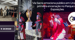 Via Sacra emociona público em Unaí com primeira encenação no Parque de Exposições