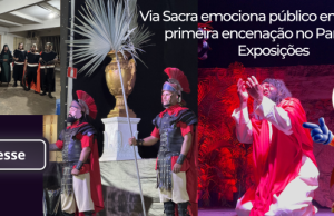 Via Sacra emociona público em Unaí com primeira encenação no Parque de Exposições