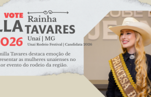 CAMILLA TAVARES CONCORRE AO TÍTULO DE RAINHA DO UNAÍ RODEIO FESTIVAL E DESTACA EMOÇÃO DE REPRESENTAR AS MULHERES UNAÍENSES